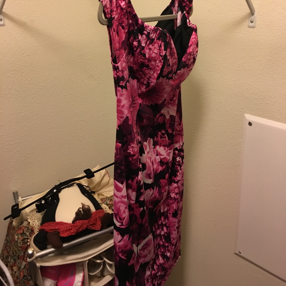 Great Glam Pink Floral dress