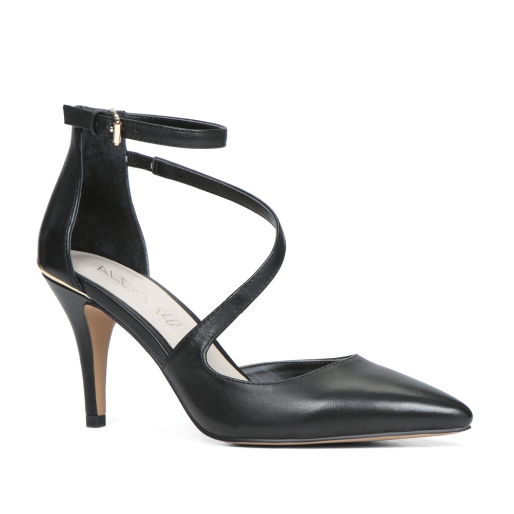 Black Double Strap heels ** Worn once**