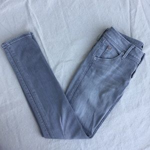 Gray Skinny Hudson Jeans