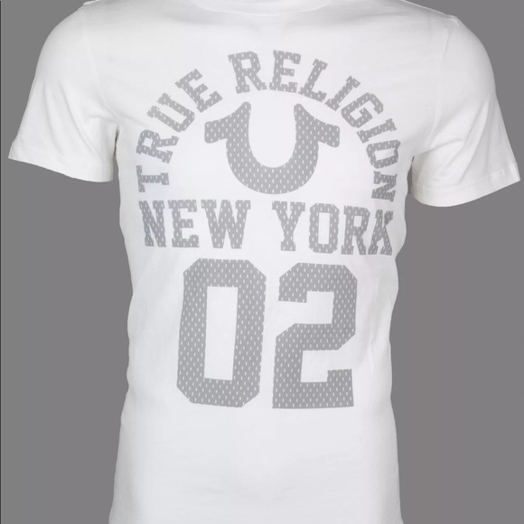 TRUE RELIGION White Logo Graphic T-Shirt NO OFFERS - Picture 3 of 5