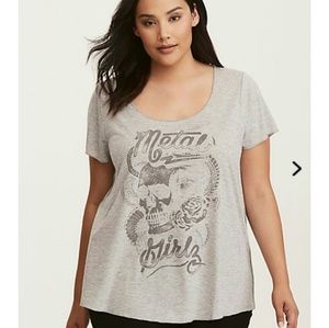 Torrid shirt. Metal Girls.