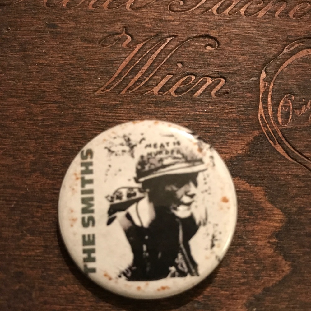 Vintage The Smiths Button Blood Soldier Badge