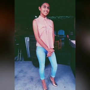 Pretty in Pink Button Down