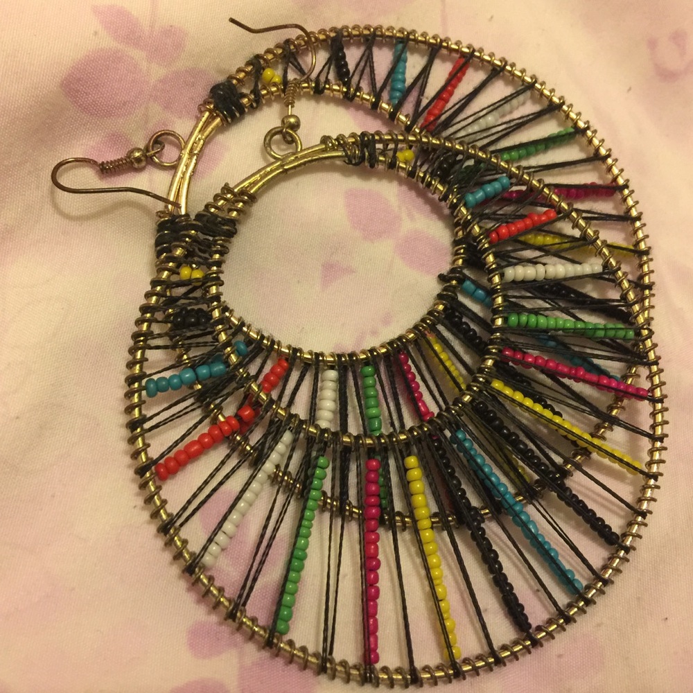 Multi-colored earrings