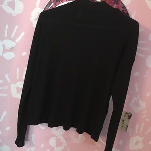 Black long sleeve turtle neck