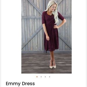 NEW W/ TAGS! MIKAROSE Emmy Dress in Burgundy: M