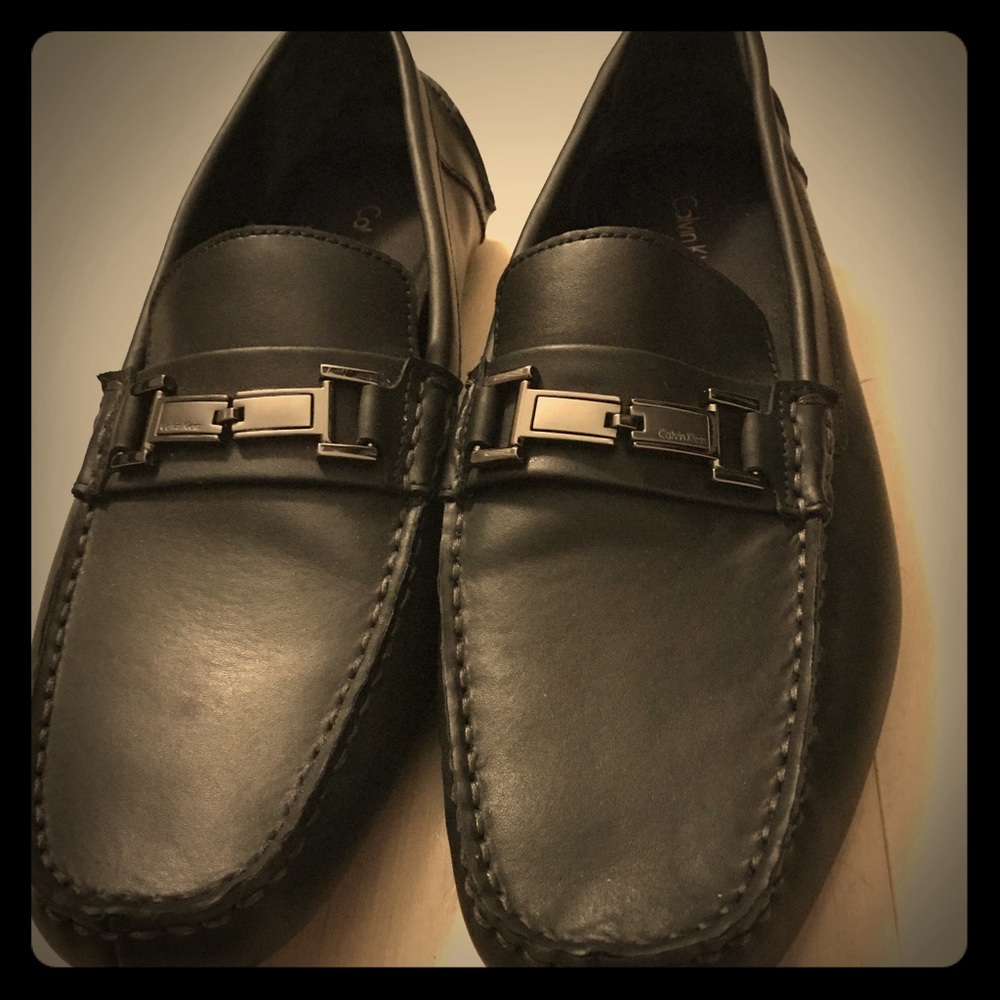 Calvin Klein Leather Boat Shoes / Men's size 11