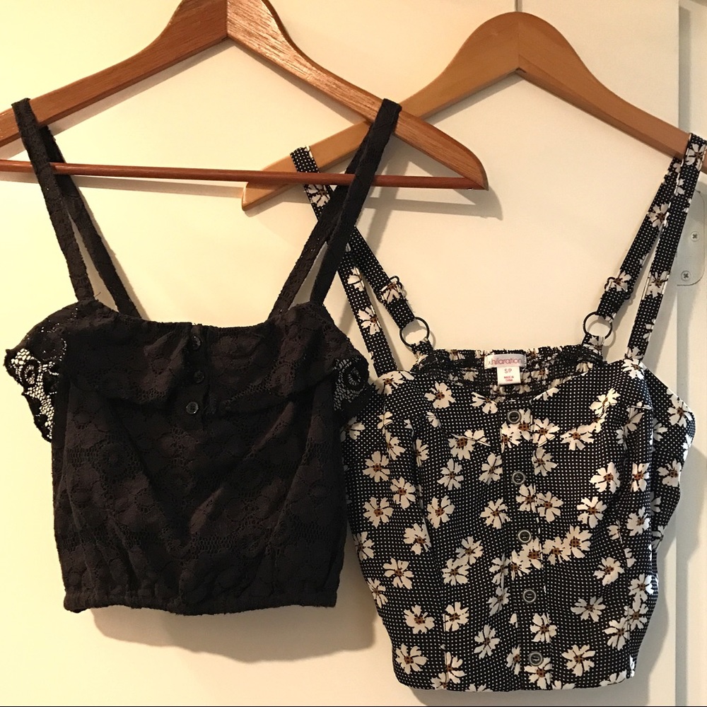 Crop Top Bundle (Sunflowers & Lace)