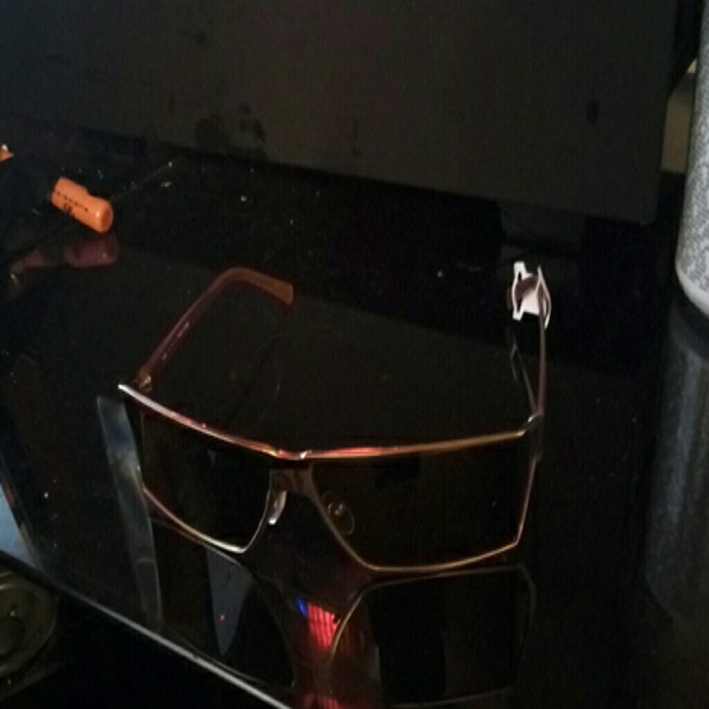 Authentic BASILE italy made Sunglasses Goldnbrown