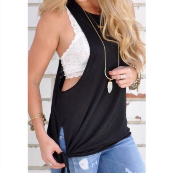 Muscle top with side tie - Picture 4 of 6