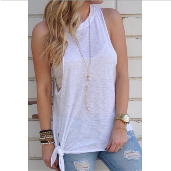 Muscle top with side tie - Picture 5 of 6