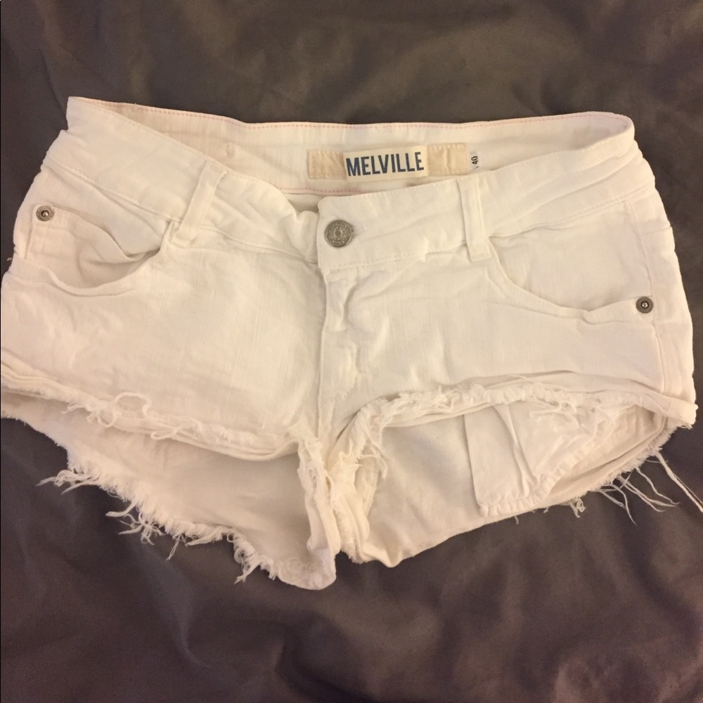 White Short Shorts