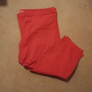 Old Navy Red Pixie Pants