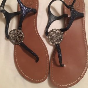 Tory burch crystal sandals