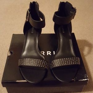 Torrid Black Studded Mini Wedges