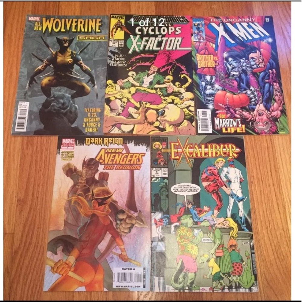 Lot of 5 Marvel Comics