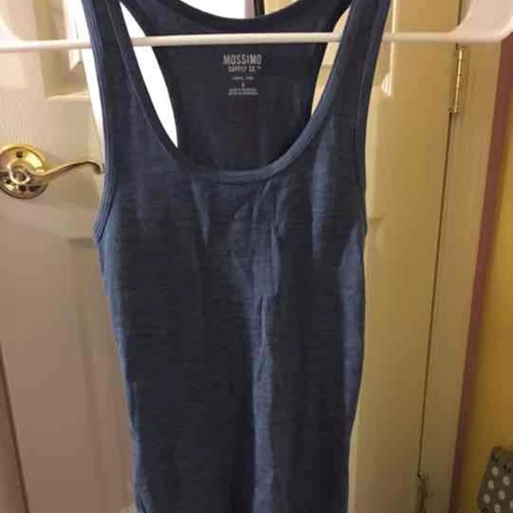Navy Blue Ribbed tank