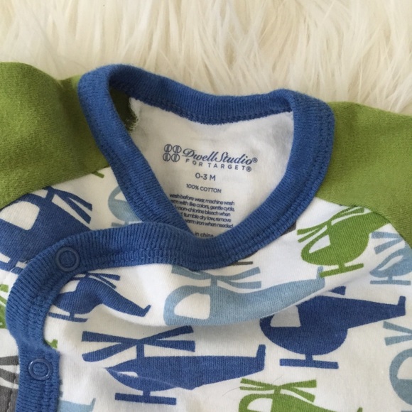 (SOLD) Dwell Studio Airplane Onesie - Picture 3 of 5