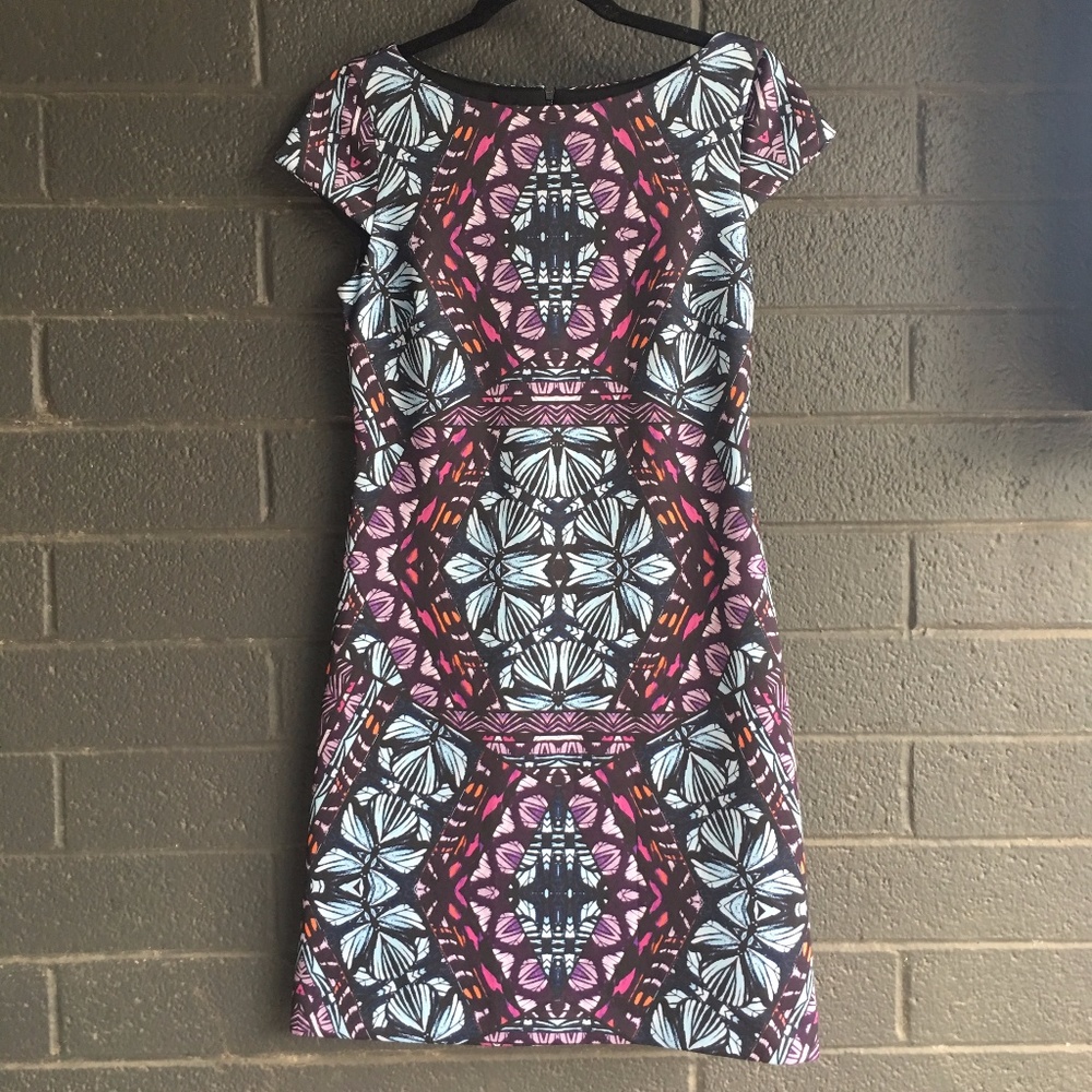 Vince Camuto Kaleidoscope Print Sheath Dress