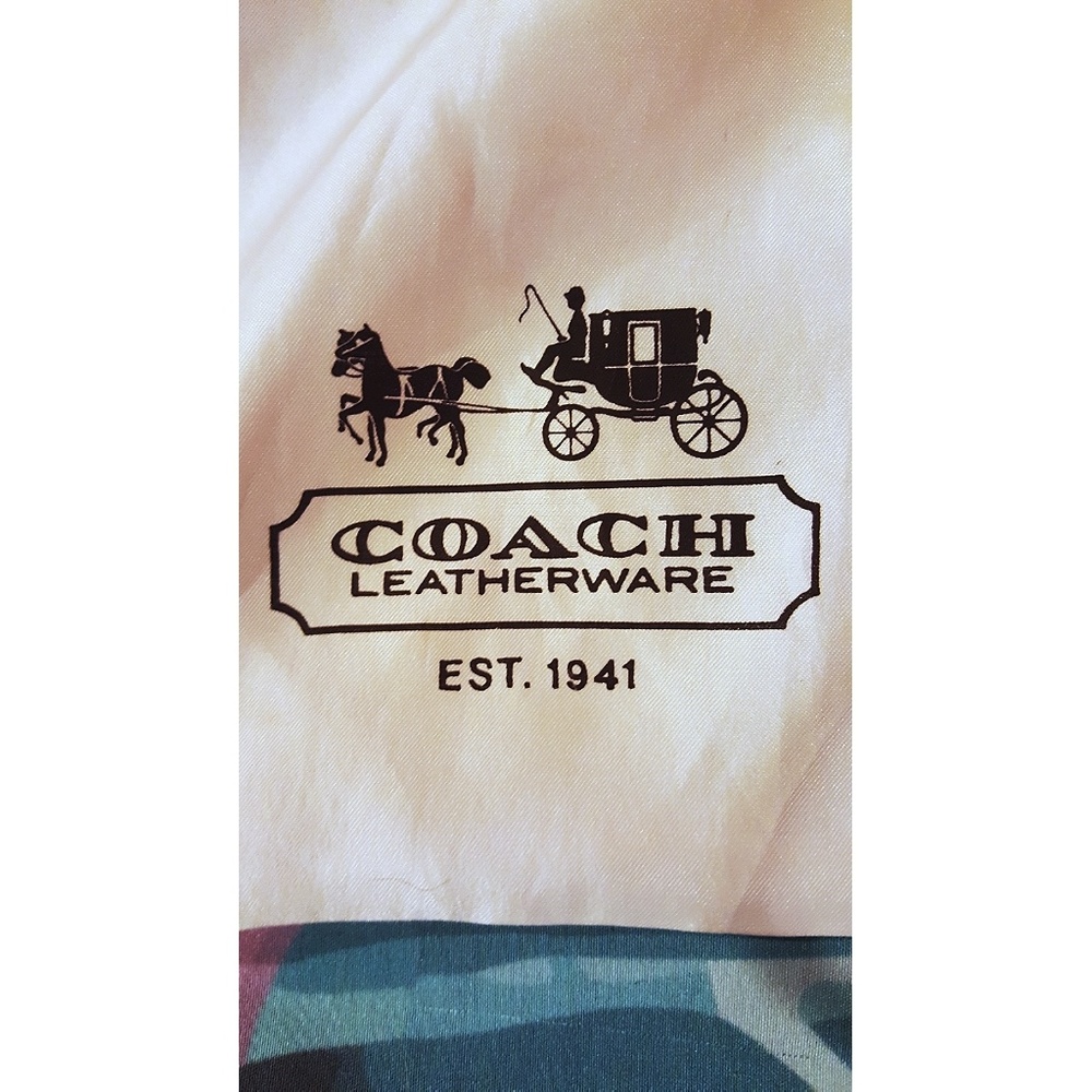 Coach silk storage bag!