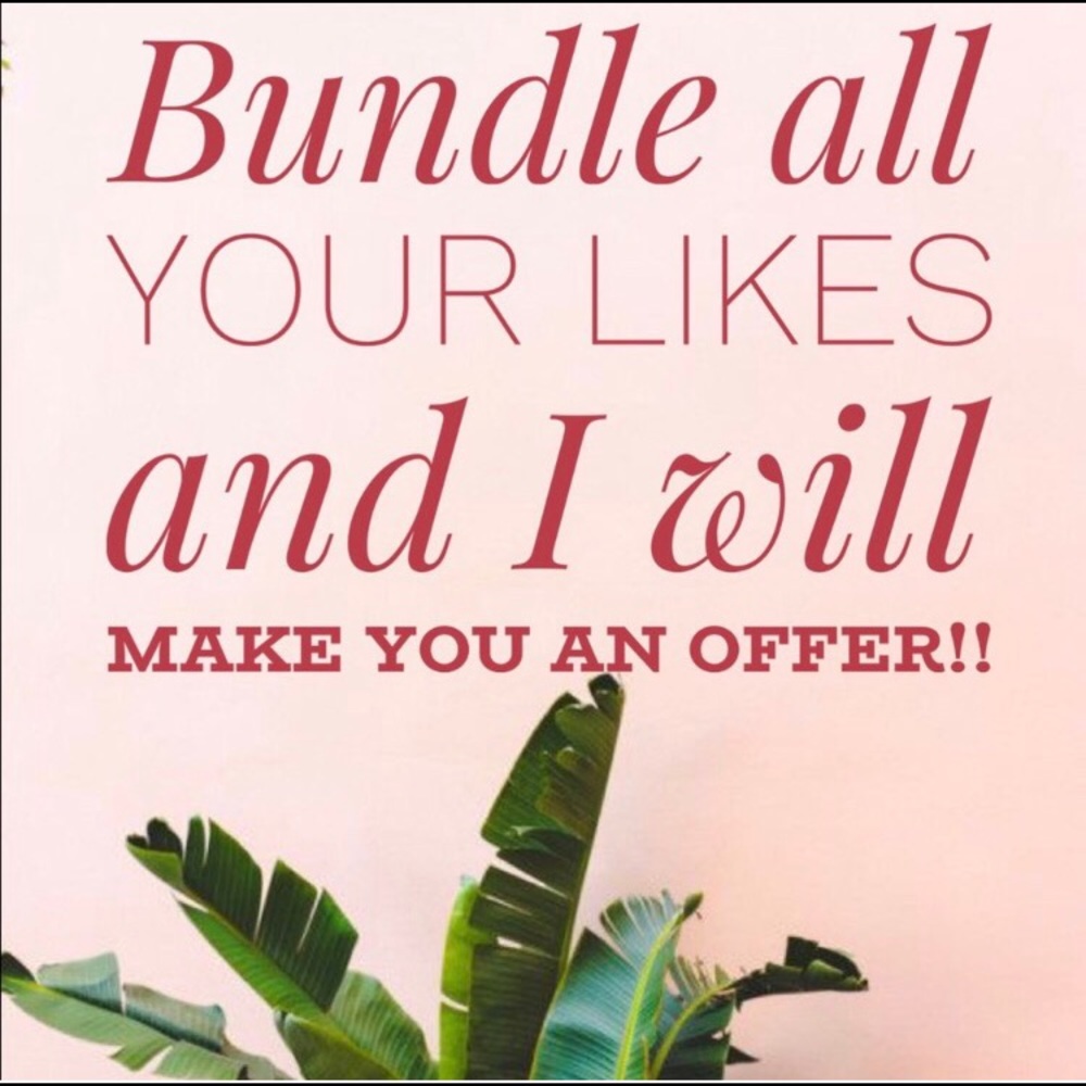 Bundle your Likes and I will send you an Offer!