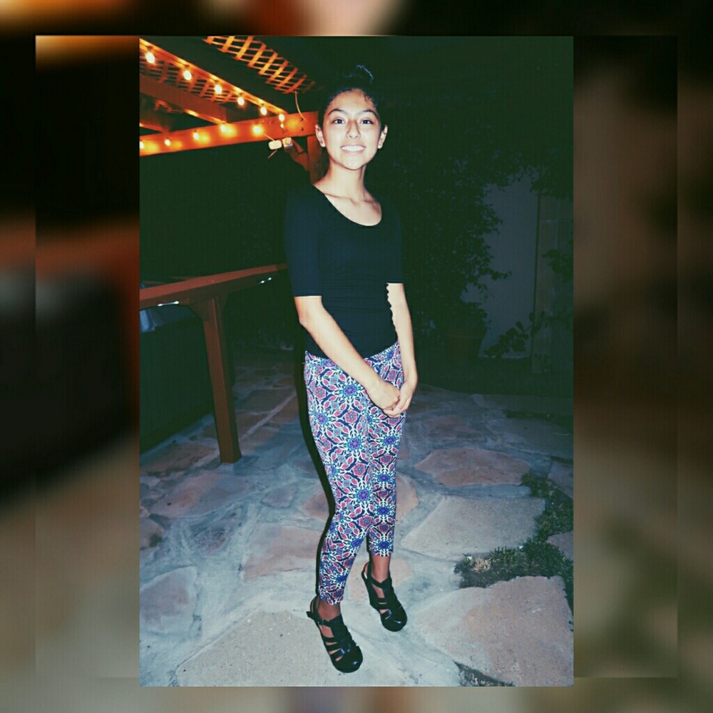 Multi Color Patterned Pants - Picture 2 of 2