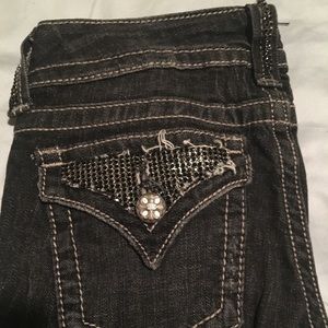 Miss Me black bootcut jeans