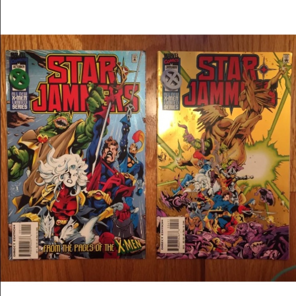 Lot of 2 MARVEL STARJAMMERS Comics