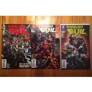 Lot of 3 DC Forever Evil Comics