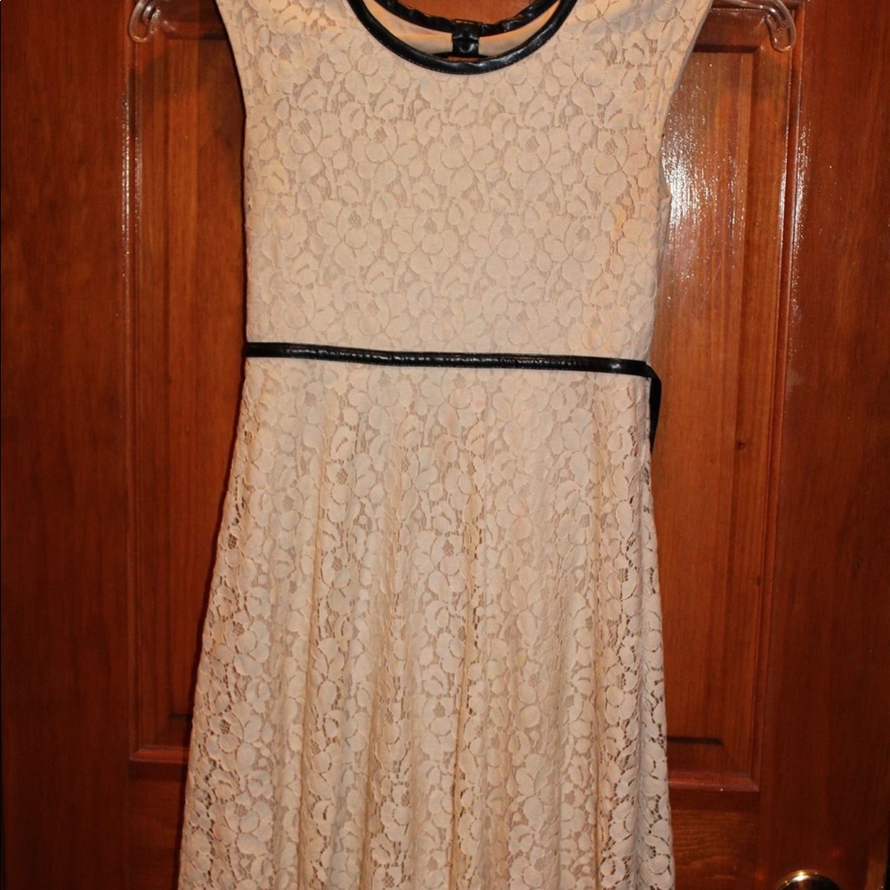 Cream Lace Dress