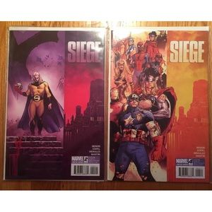 Lot of 2 MARVEL SEIGE Comics