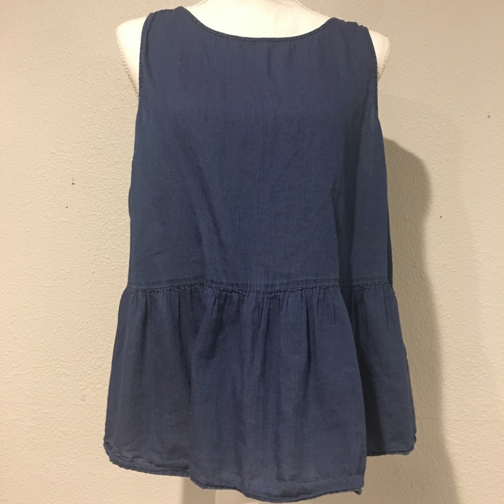 Old Navy Peplum Denim Top