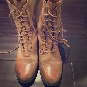 Aldo brown leather boots