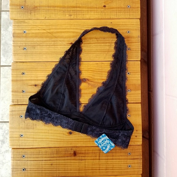 free people • galloon lace halter bra - Picture 2 of 4