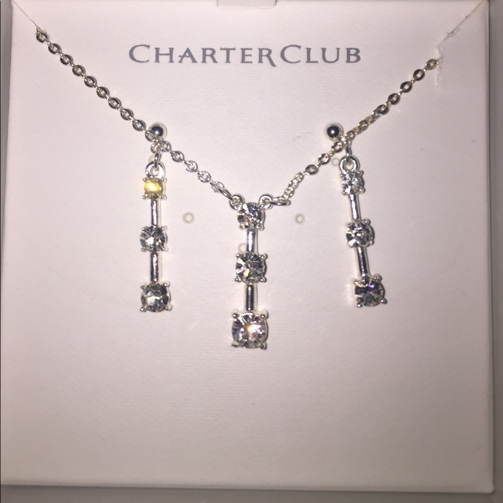SOLD** Charter Club necklace and earring set