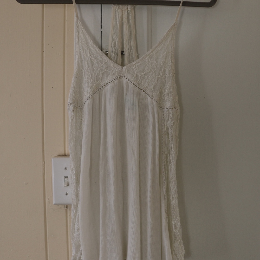 Urban Outfitters white lace tank