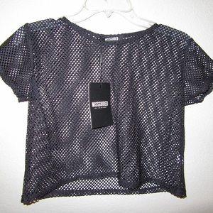 Missguided Mesh fish net top
