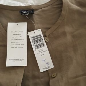 Linen Eileen Fisher top