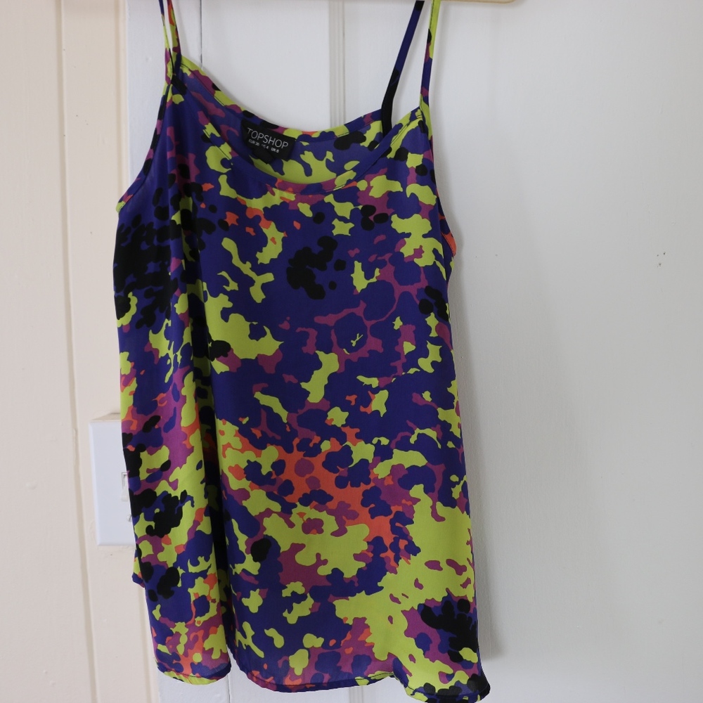 Topshop chiffon tank