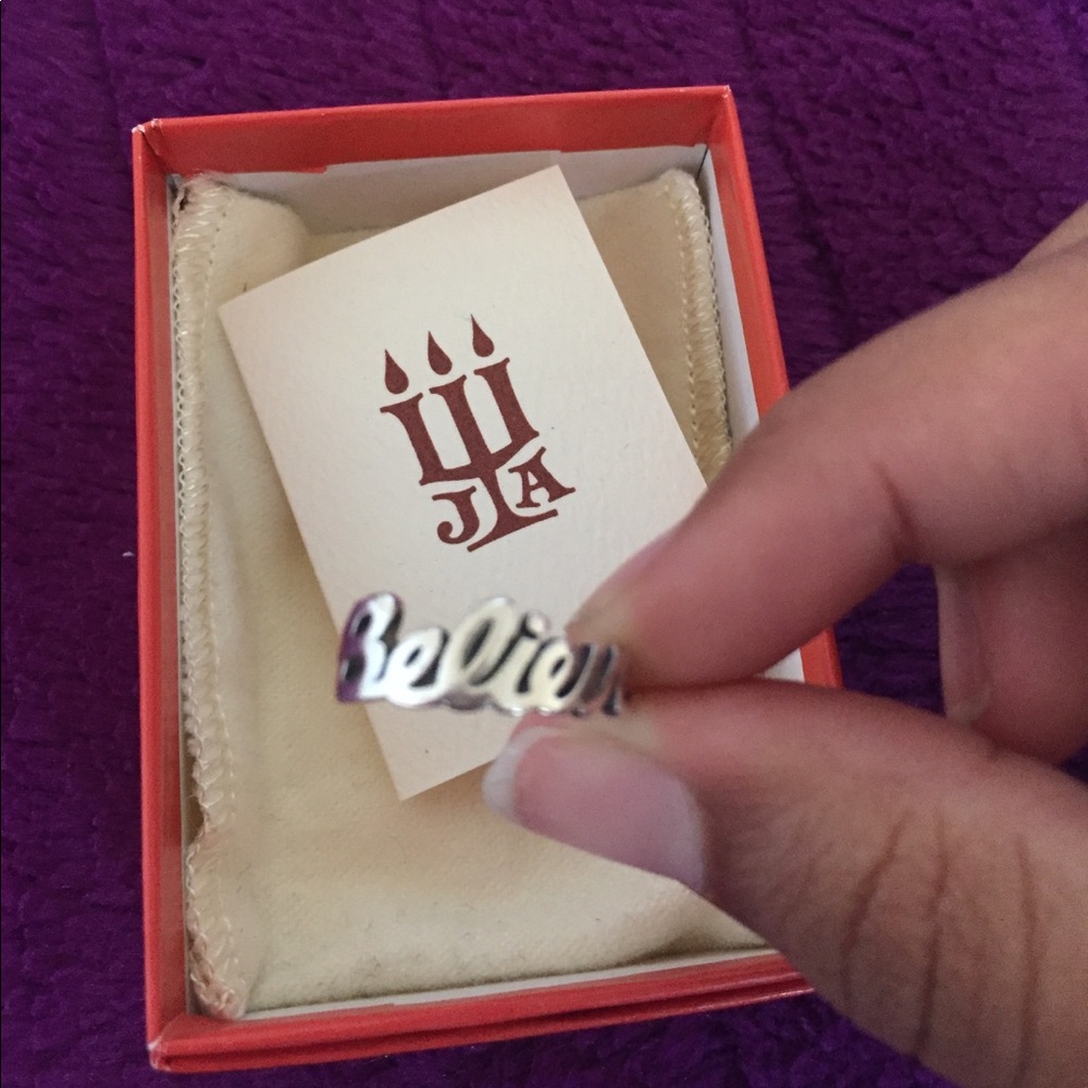 James Avery 'Belive' Ring