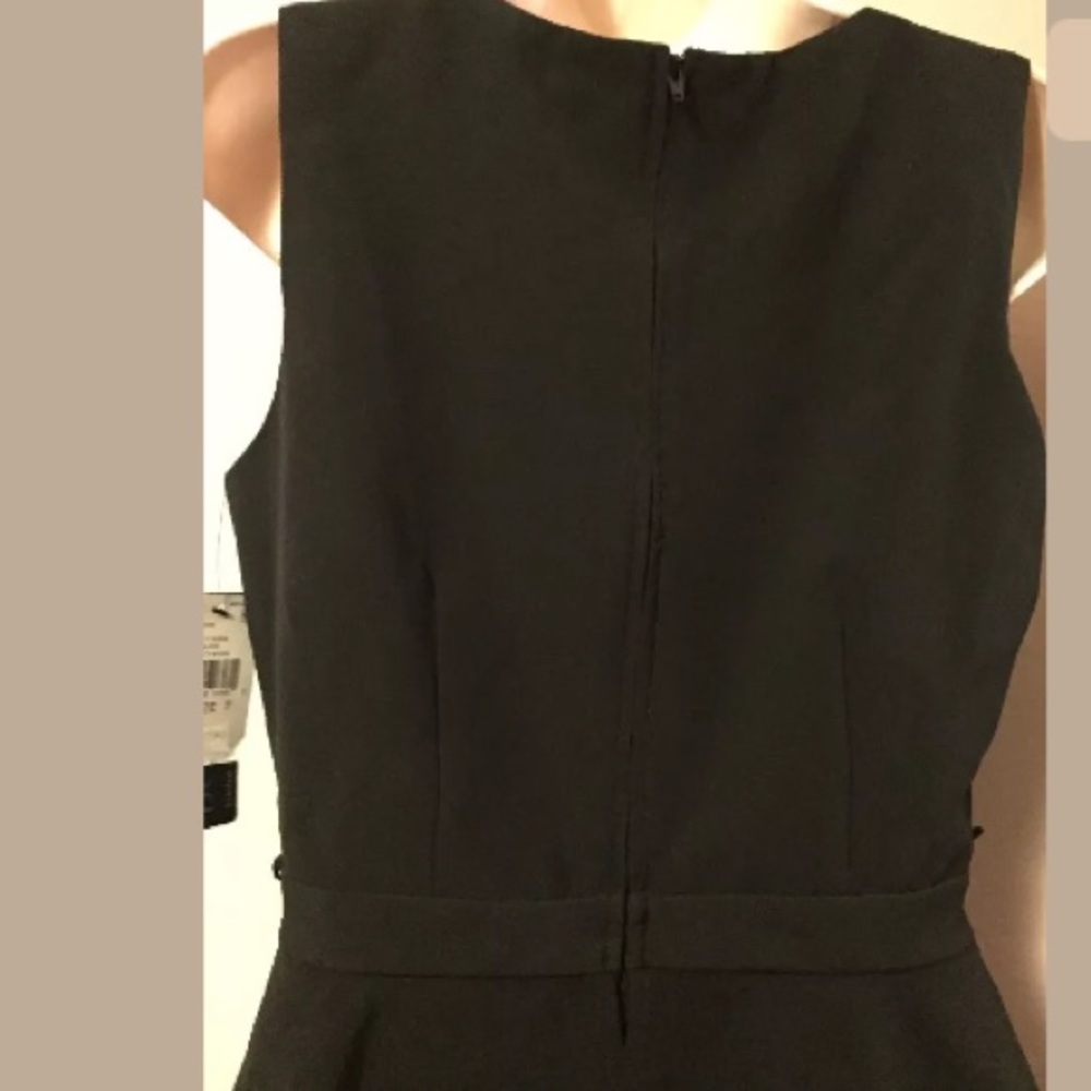 BCX Black peplum timeless dress size 7 - Picture 6 of 7