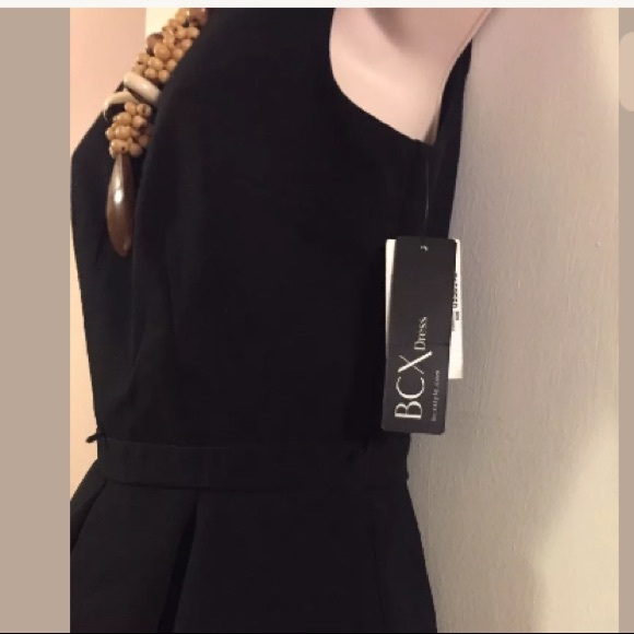 BCX Black peplum timeless dress size 7 - Picture 5 of 7