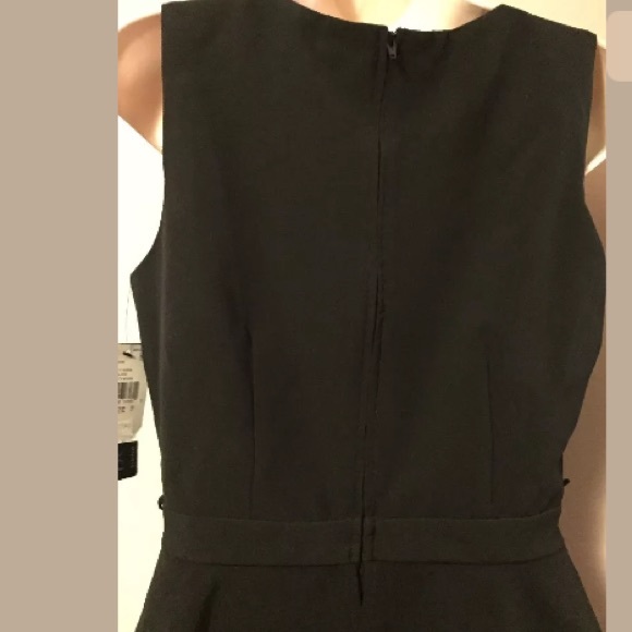 BCX Black peplum timeless dress size 7 - Picture 6 of 7