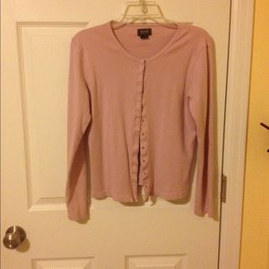 Bass (G.H. Bass & Co.) Pink Cardigan