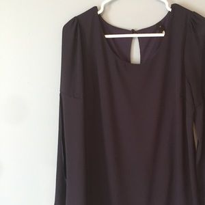 Navy Blue Flowey Dress