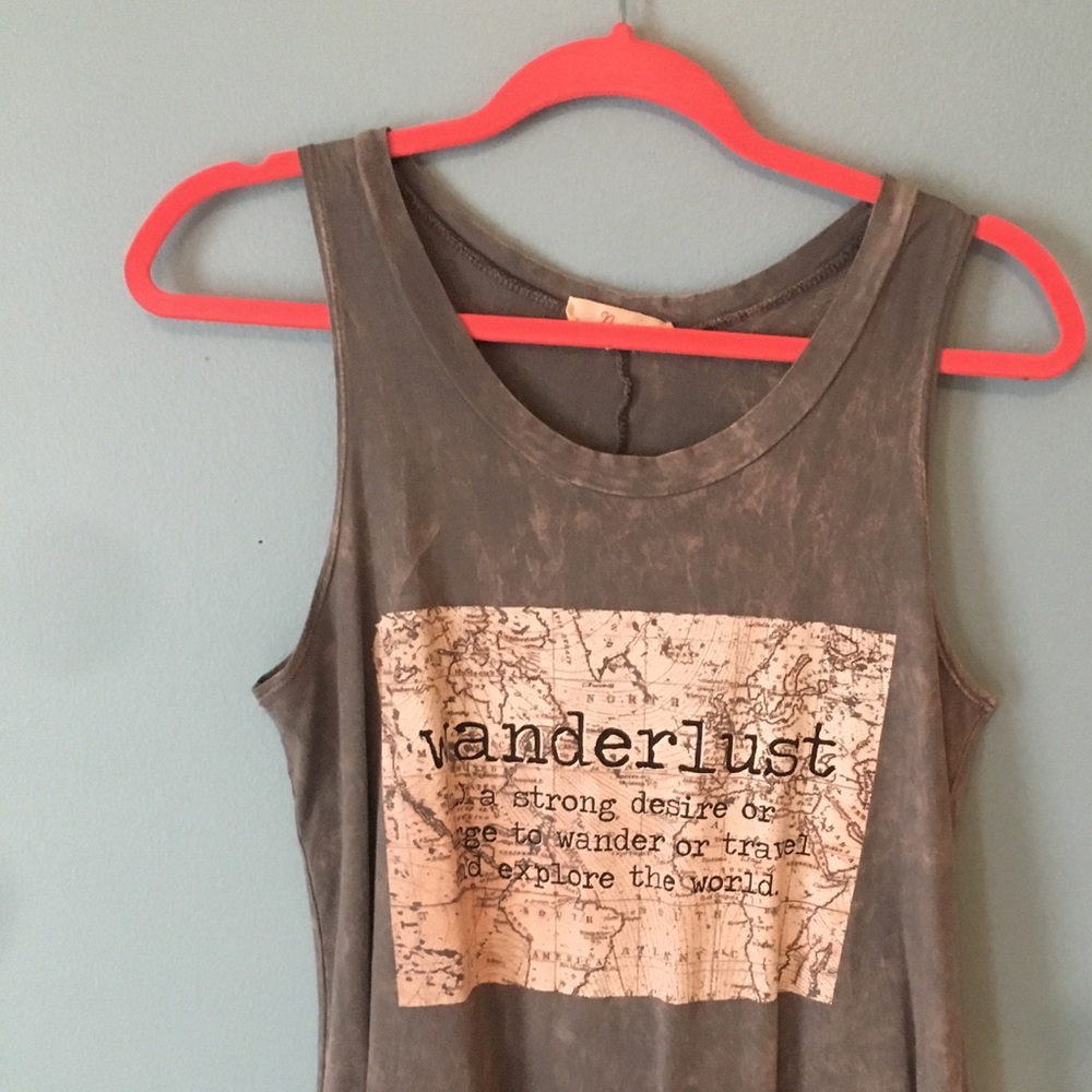 Washed out tank top