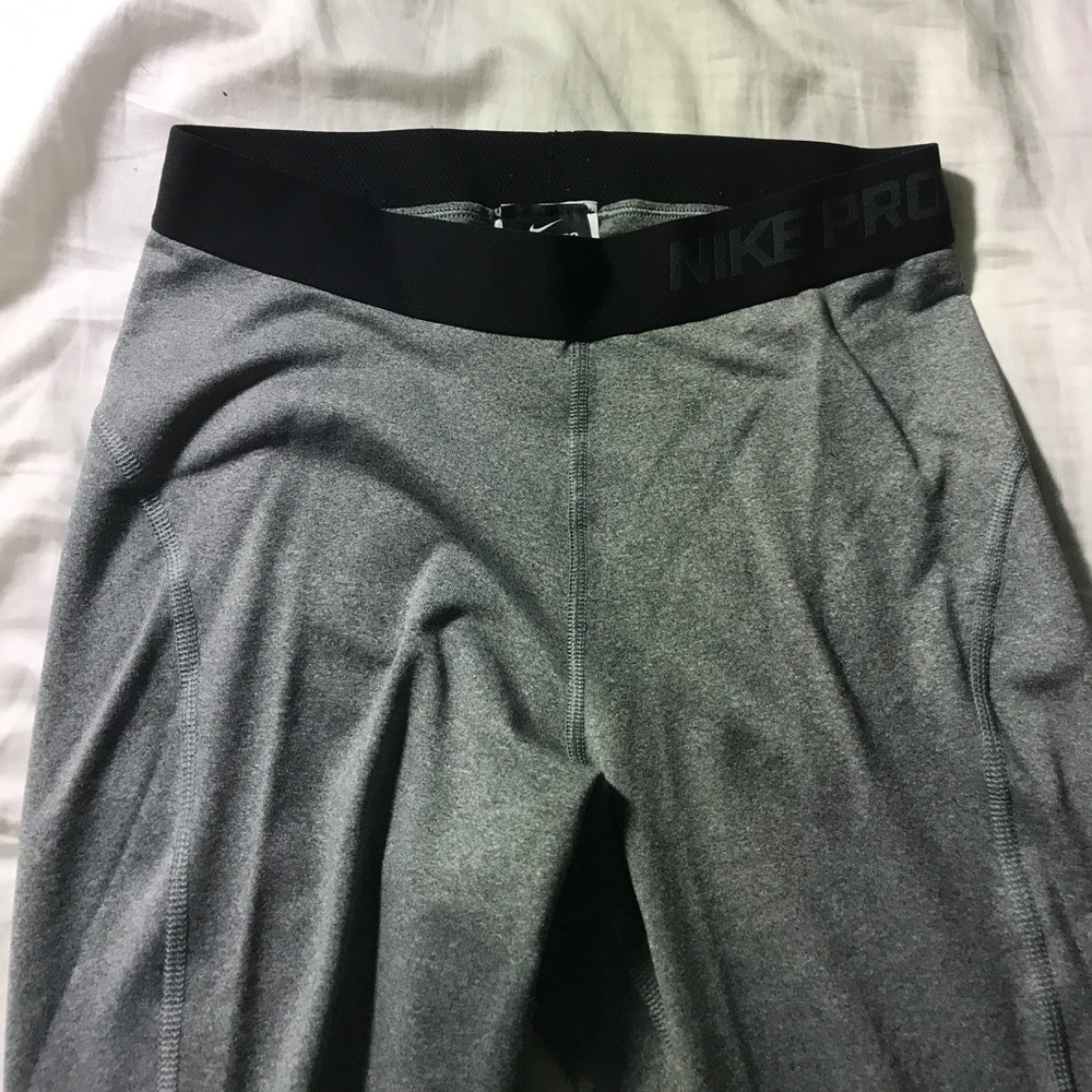 Grey Nike Pro leggings