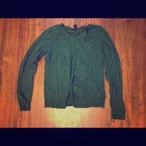 Forest green H&M cardigan
