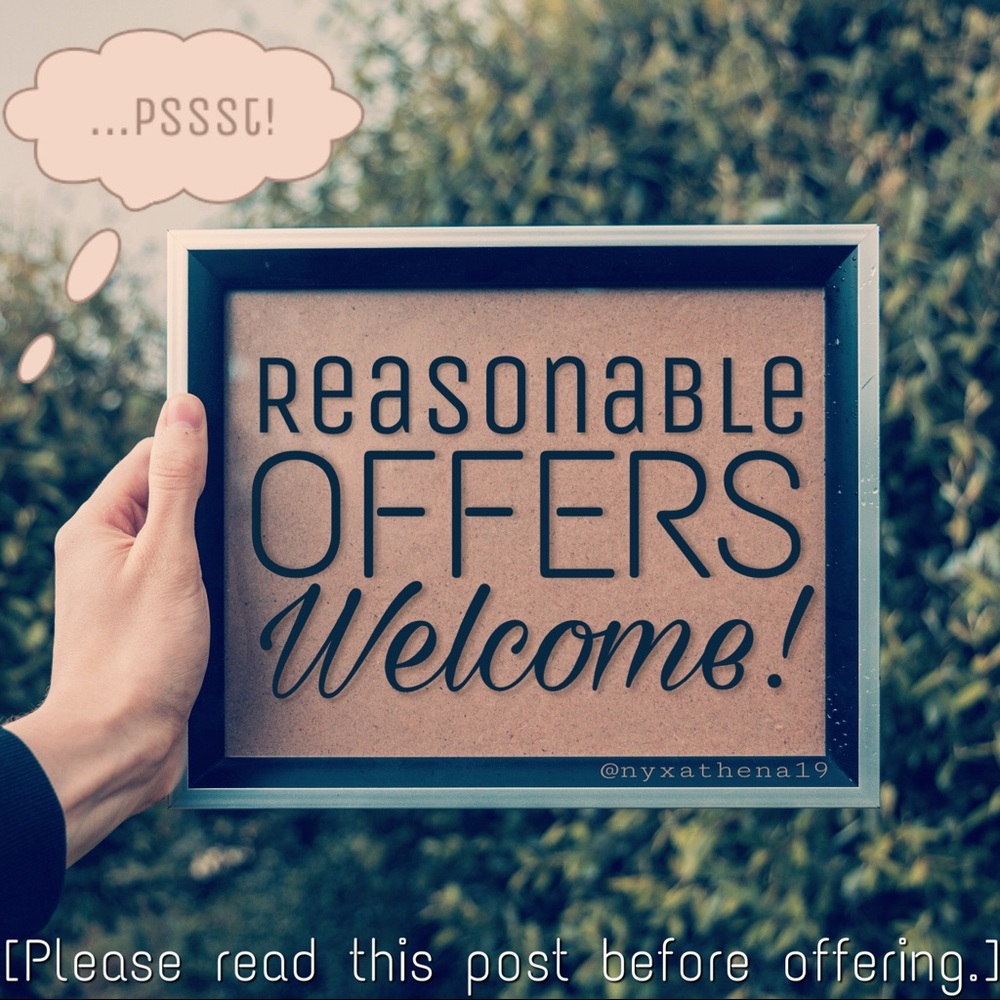 🎀Please read before you offer!!!!🎀