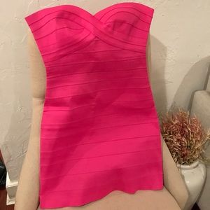Hot Hot Hot Pink Bandage Dress